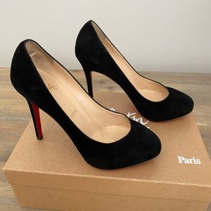 Christian Louboutin Declic Suede Heels Wms 36.5/6